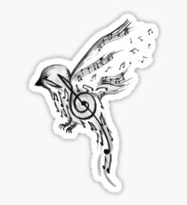 Musical bird Sticker