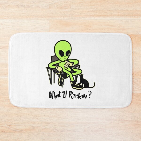 Item preview, What U Reckon? Alien talking to cat. Funny designed and sold by shirtdan.