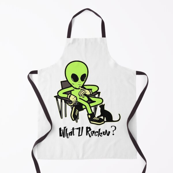 Item preview, What U Reckon? Alien talking to cat. Funny designed and sold by shirtdan.
