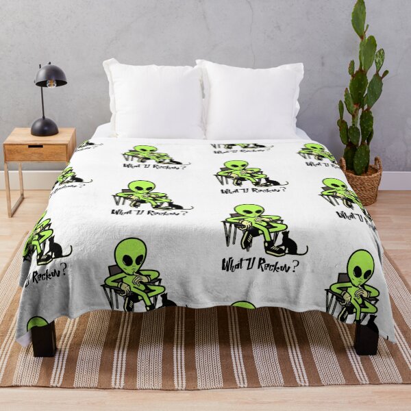 Item preview, What U Reckon? Alien talking to cat. Funny designed and sold by shirtdan.
