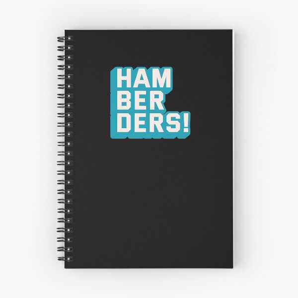 Item preview, Hamberders! - Retro Blue designed and sold by WPahat.