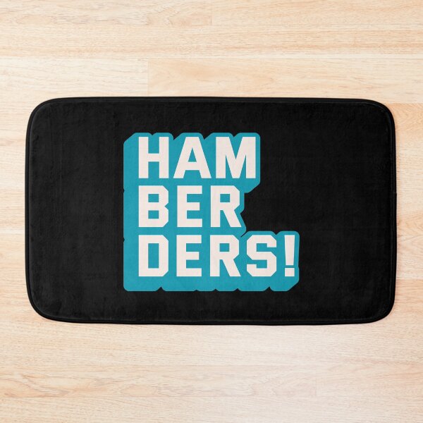Item preview, Hamberders! - Retro Blue designed and sold by WPahat.