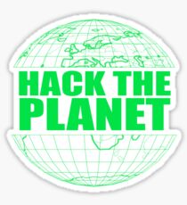 Hack The Planet Sticker