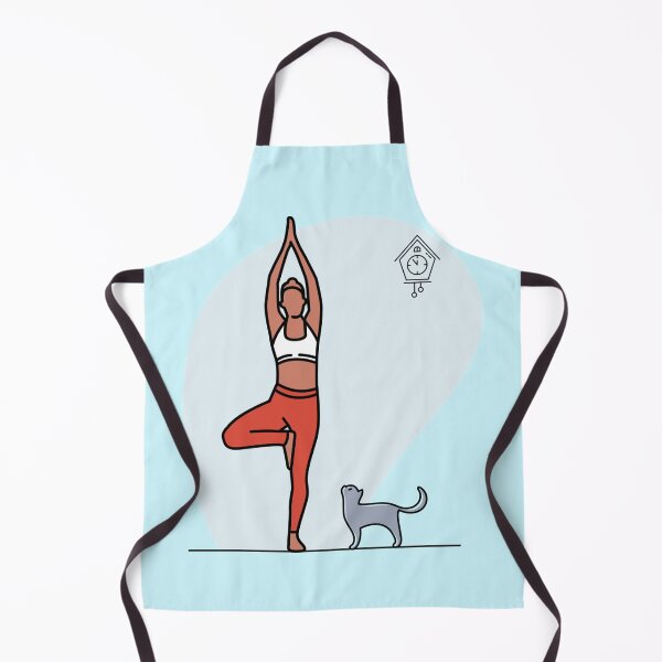 Item preview, YOGA PRACTICE WITH CAT Tree pose designed and sold by Trio's Stuff.
