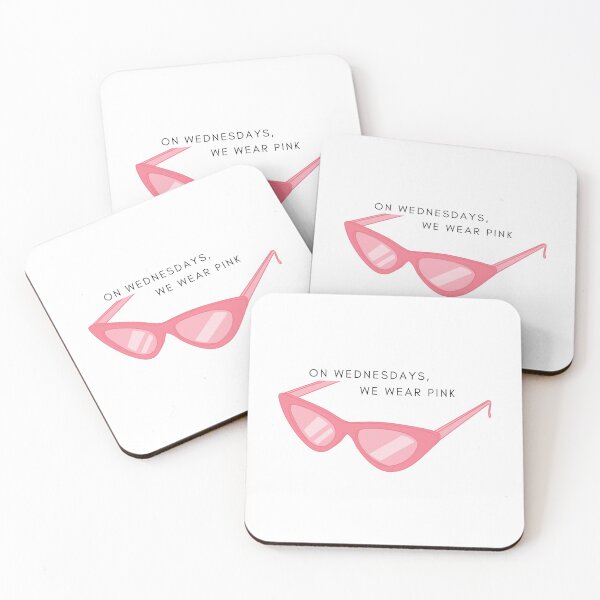 Item preview, On Wednesdays, We Wear Pink Sunglasses (White) designed and sold by kqwdesigns.