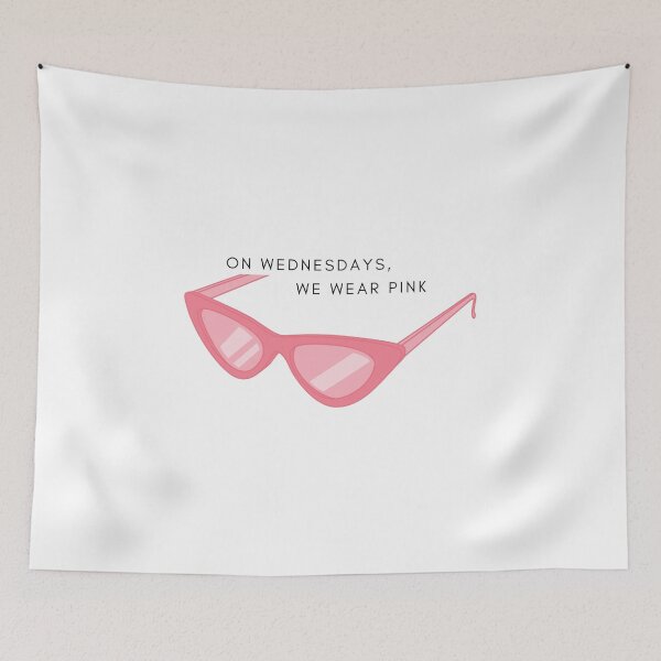 Item preview, On Wednesdays, We Wear Pink Sunglasses (White) designed and sold by kqwdesigns.