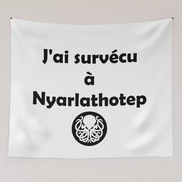 Item preview, T Shirt I Survived Nyarlathotep designed and sold by Jultuc.