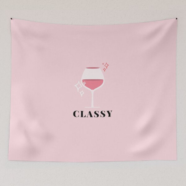 Item preview, Classy Wine Glass Pink Background designed and sold by kqwdesigns.