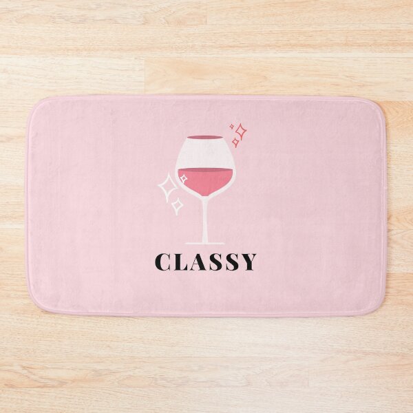 Item preview, Classy Wine Glass Pink Background designed and sold by kqwdesigns.