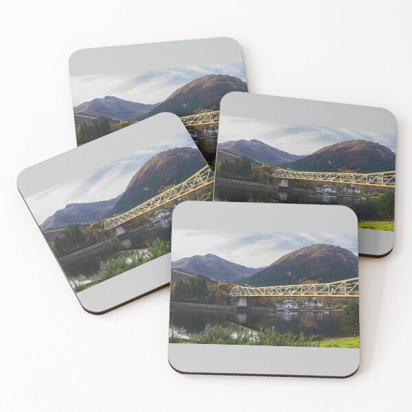 Item preview, Landscape Ballachulish Bridge Beinn a' Bheithir Glencoe Scotland designed and sold by Stravaigin.
