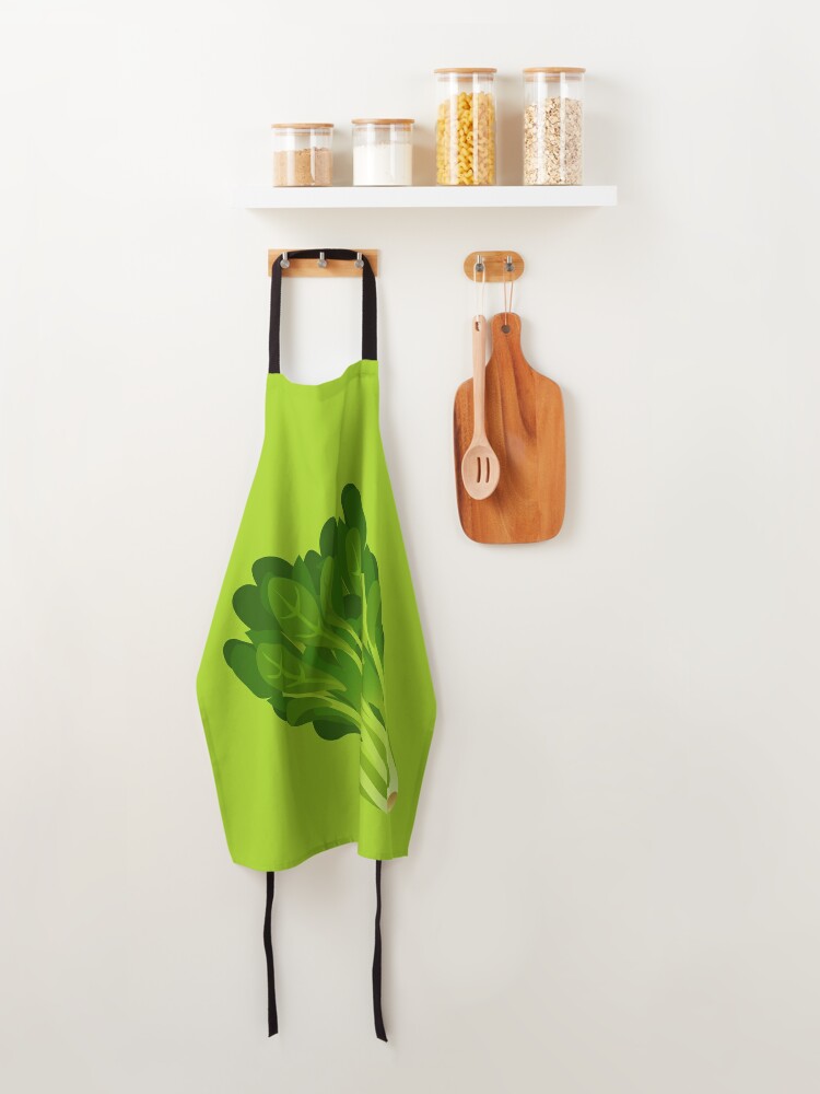 Discover Spinach Leaves Apron