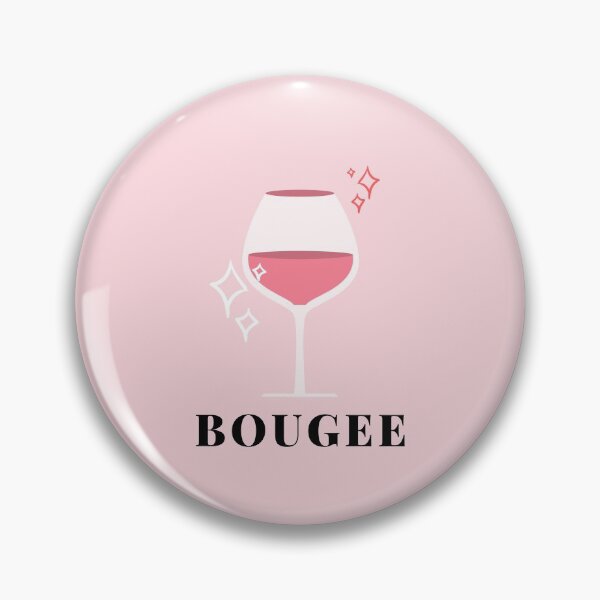 Item preview, Bougee Wine Glass Pink Background designed and sold by kqwdesigns.