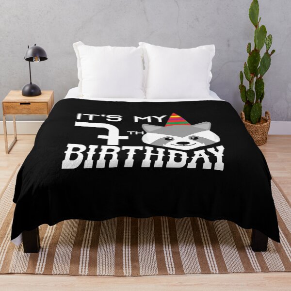 Item preview, It's My 7th Birthday 7 Years Old Raccoon Child B-day Party product designed and sold by Grabitees.