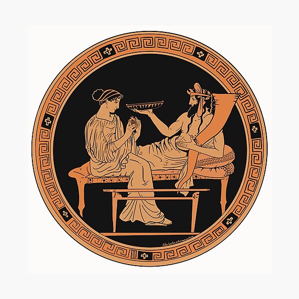 Persephone and Hades Photographic Print