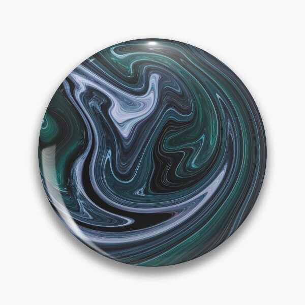 Item preview, Green Black Abstract Liquid Paint Effect designed and sold by Ludovic Geusa.