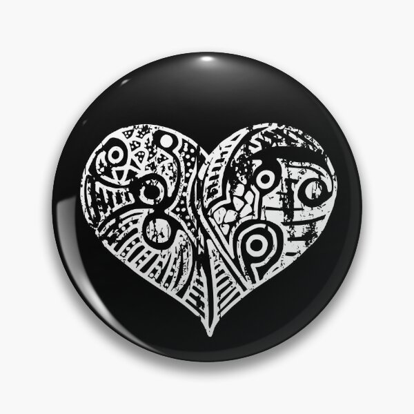 Item preview, Heart shape Native pattern style. designed and sold by ShutterKapan.