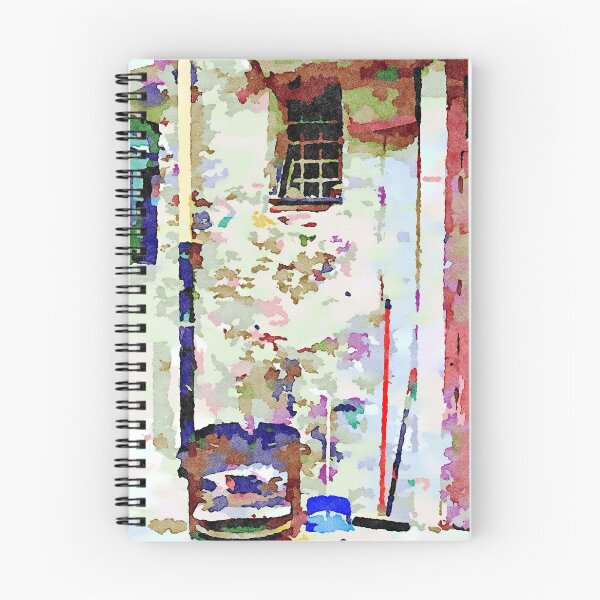 Item preview, Corner of the village with brooms and dustbin designed and sold by Giuseppe Cocco.