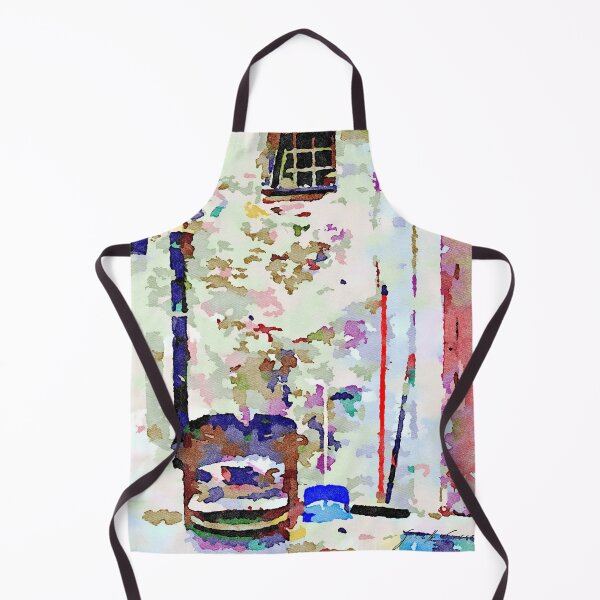 Item preview, Corner of the village with brooms and dustbin designed and sold by Giuseppe Cocco.