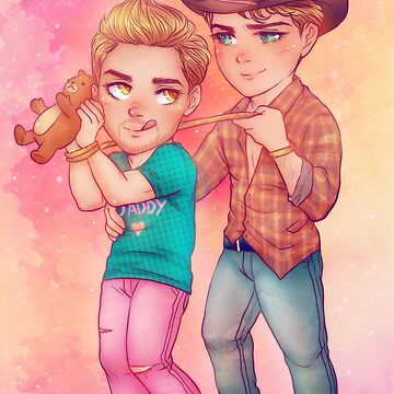 Artwork thumbnail, Kyle and Rand Chibi by CarlyMarie1