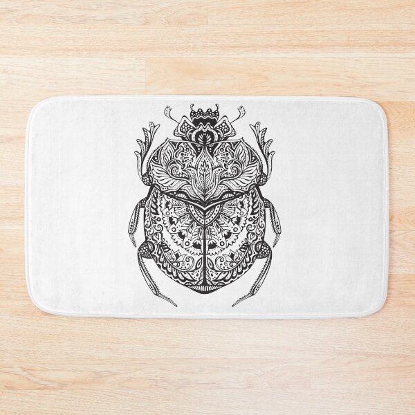 Item preview, Hand Drawn Scarab Art designed and sold by JTS STORE.