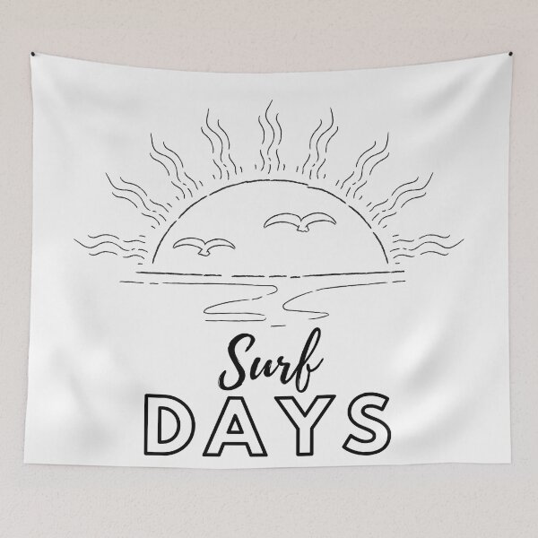 Item preview,  Simple Surf Days Wave with Sunset  designed and sold by Dani Mullins.