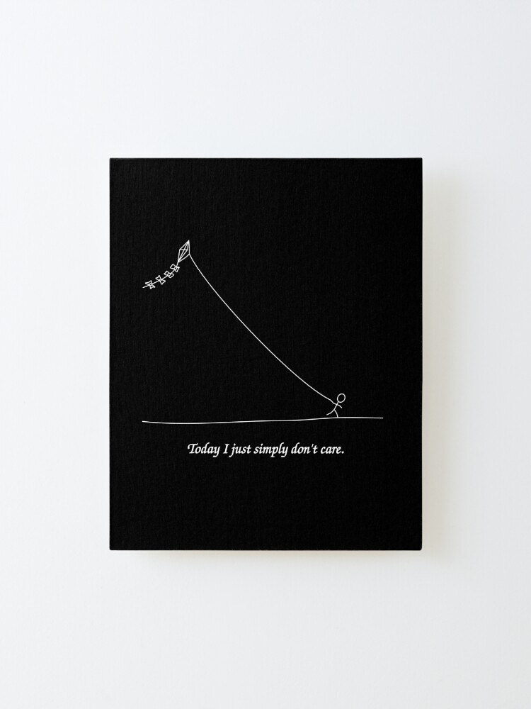 Alternate view of carefree Mounted Print