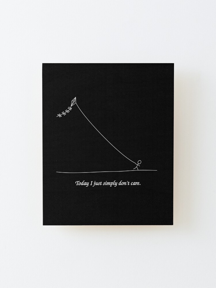 Alternate view of carefree Mounted Print