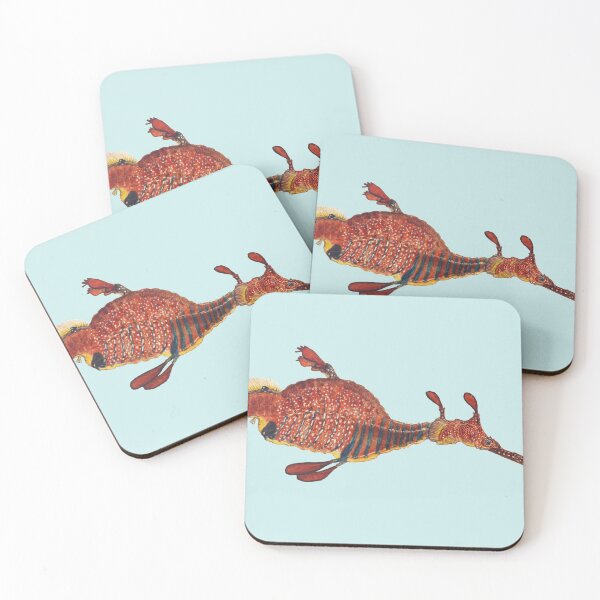 Item preview, Weedy Seadragon antique fish drawing designed and sold by Flamin' Galah.