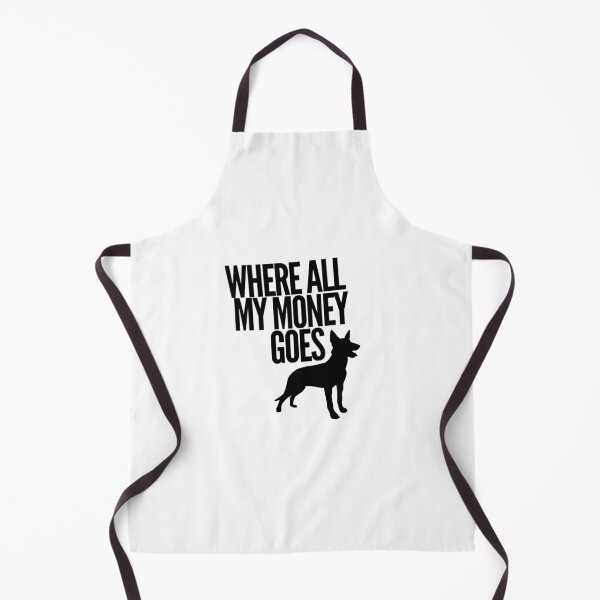 Item preview, Where All My Money Goes Belgian Malinois designed and sold by Malinois Drive.