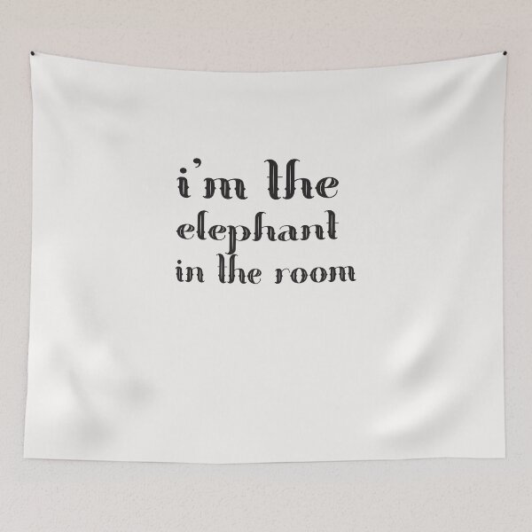 Item preview, I'm The Elephant In The Room Republican Slim Fit T-Shirt designed and sold by alikassi.