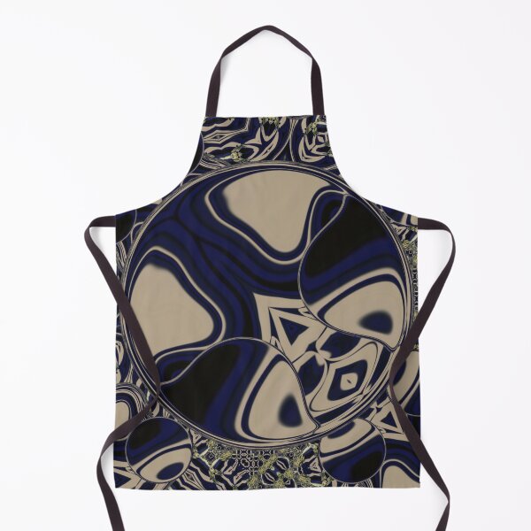 Item preview, The New Blue Blue and Light Fawn Geometric/Lyrical Abstract Art Galaxy - Jenny Meehan designed and sold by Jenny Meehan Art Prints and Patterns .