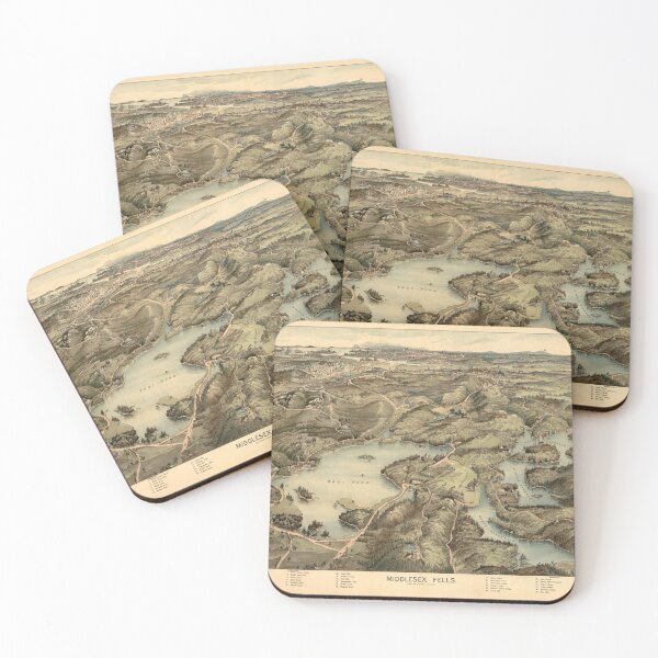 Item preview, Vintage Middlesex Fells Reservation Map (1903) designed and sold by BravuraMedia.