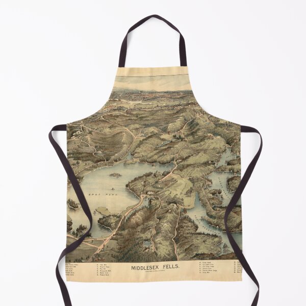 Item preview, Vintage Middlesex Fells Reservation Map (1903) designed and sold by BravuraMedia.