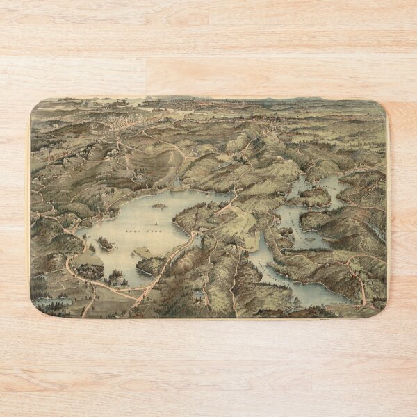Item preview, Vintage Middlesex Fells Reservation Map (1903) designed and sold by BravuraMedia.