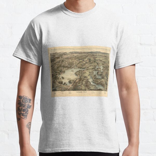 Vintage Middlesex Fells Reservation Map (1903) Classic T-Shirt