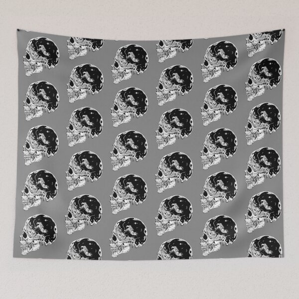 Item preview, Astronaut in Skull Outer Space designed and sold by illuniz.