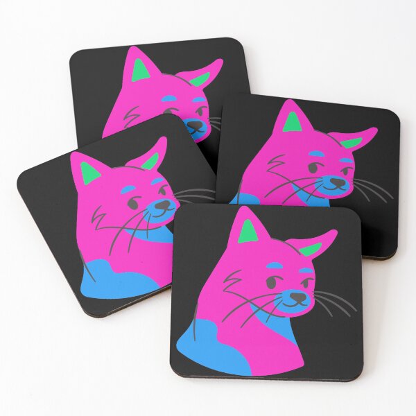 Item preview, Discreet Pride Polysexual Colors Shy Cat designed and sold by TopplundDesigns.