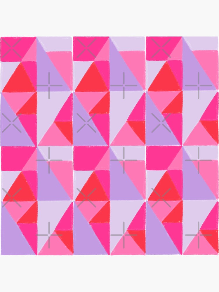 Thumbnail 3 of 3, Sticker, Triangular prism designed and sold by LilyBurgess.
