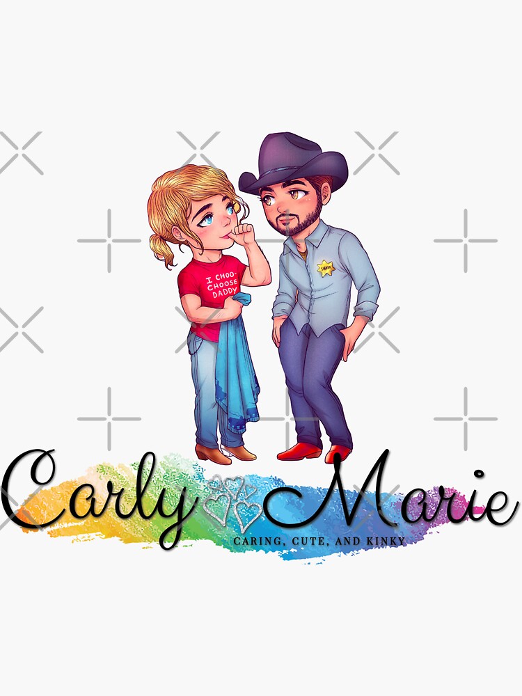Thumbnail 3 of 3, Sticker, At Home Chibi with Logo designed and sold by CarlyMarie1.