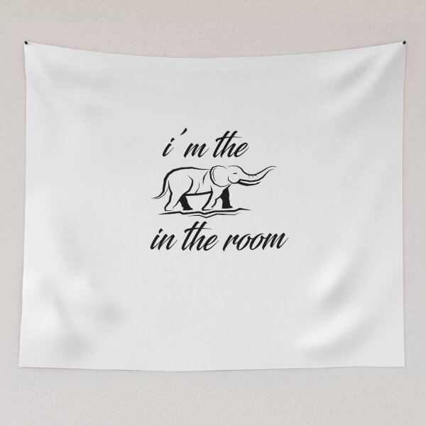 Item preview, I'm The Elephant In The Room Republican Slim Fit T-Shirt designed and sold by alikassi.