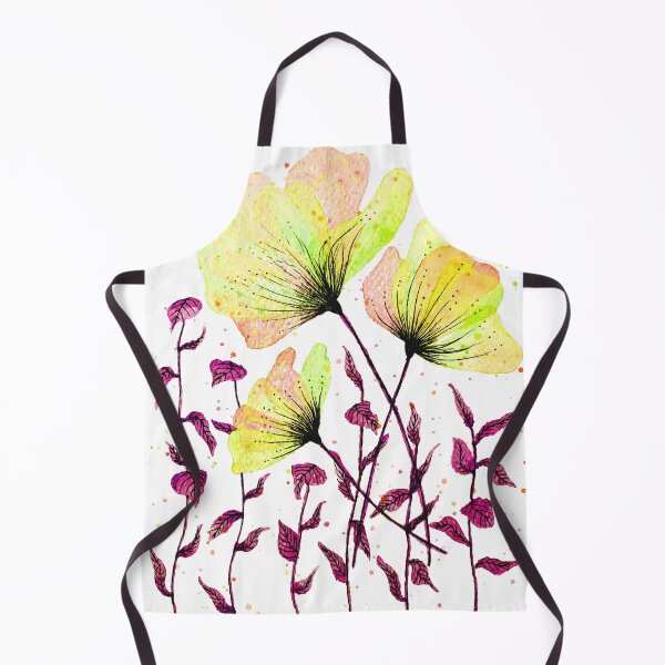 Item preview, Yellow pink violet flowers with leaves designed and sold by Maitri-Sanghvi1.