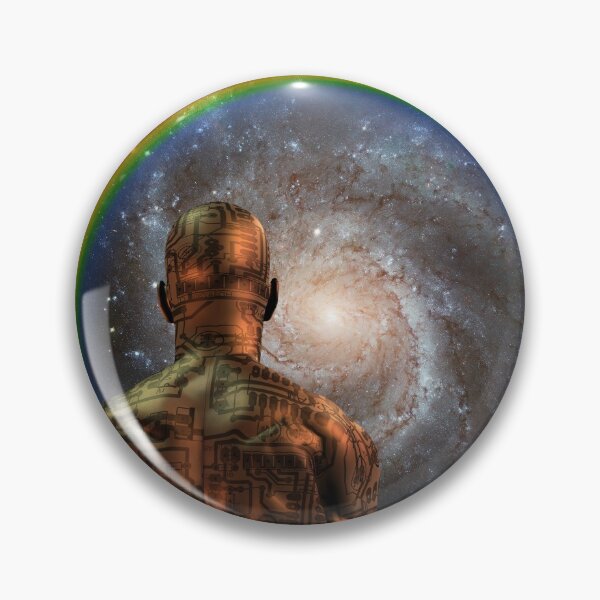 Item preview, Cyborg before the space portal designed and sold by rolffimages.