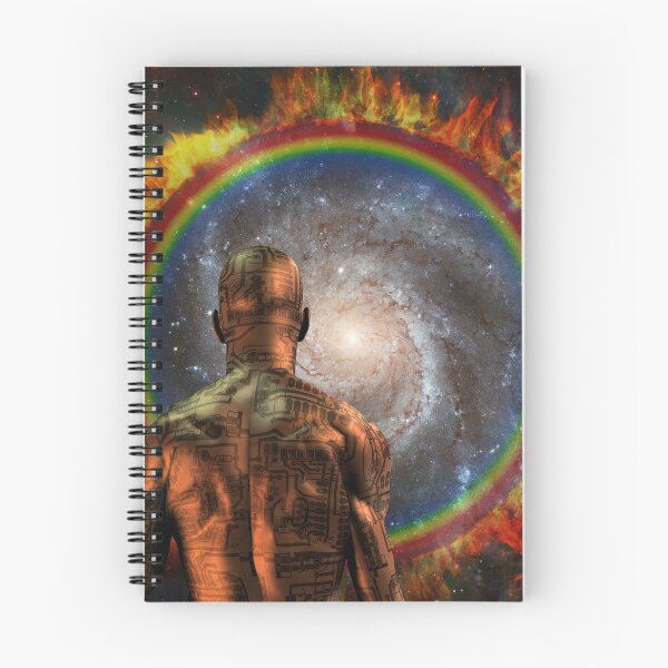 Item preview, Cyborg before the space portal designed and sold by rolffimages.