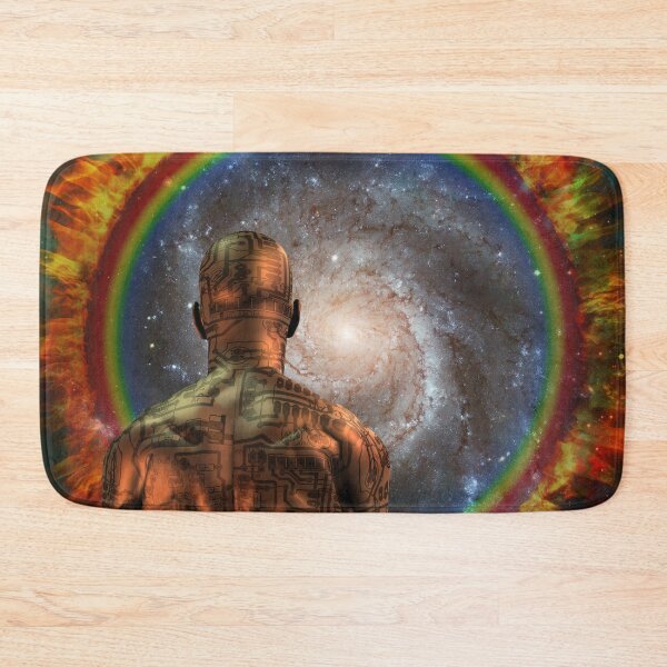 Item preview, Cyborg before the space portal designed and sold by rolffimages.