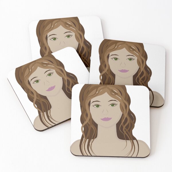 Item preview, face and shoulders of a girl - a beauty or a fairy princess designed and sold by Liza-RKS.