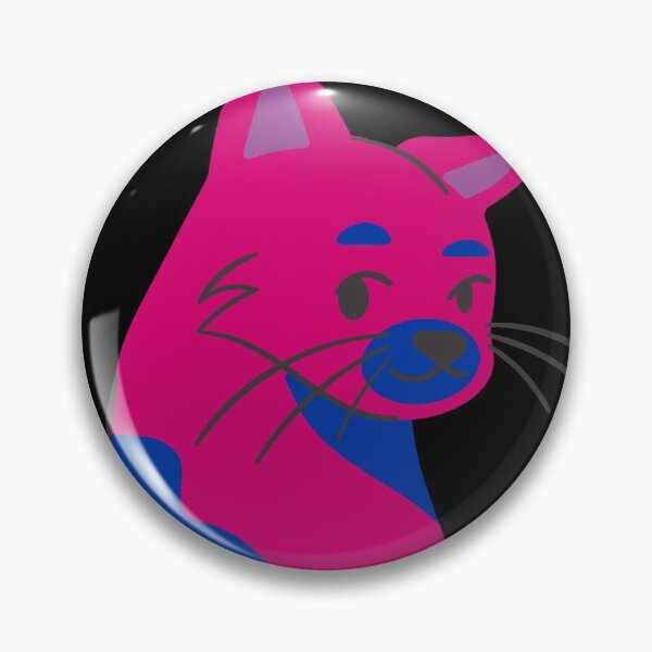 Item preview, Discreet Pride Bisexual Colors Shy Cat designed and sold by TopplundDesigns.
