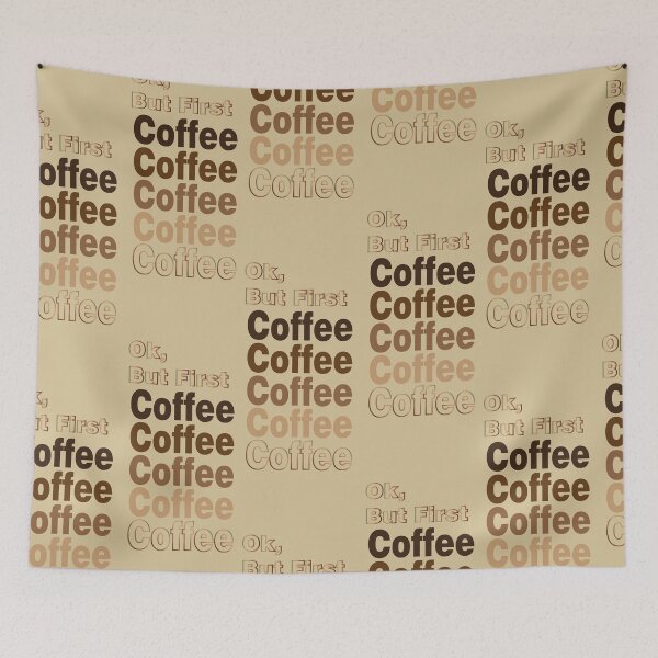 Item preview, Ok, But First Coffee designed and sold by olafekry.