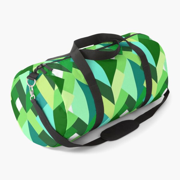 Item preview, Modern Abstract Triangles, Emerald Green and Aqua designed and sold by Marymarice.