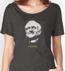 Jeremy Corbyn 'nice bloke' Women's Relaxed Fit T-Shirt