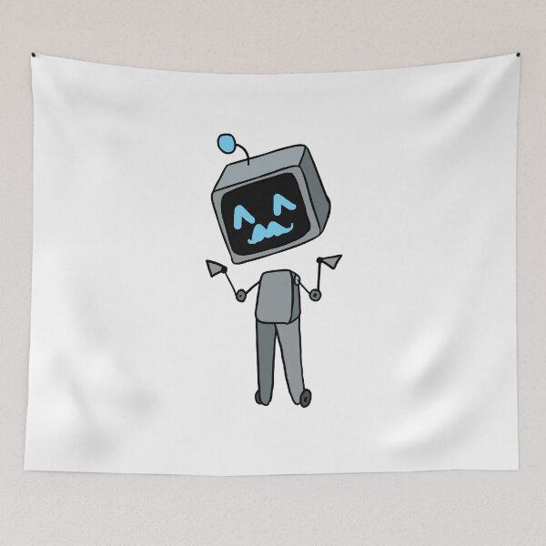 Item preview, Grumbot cute moustach robot designed and sold by cu-b3.